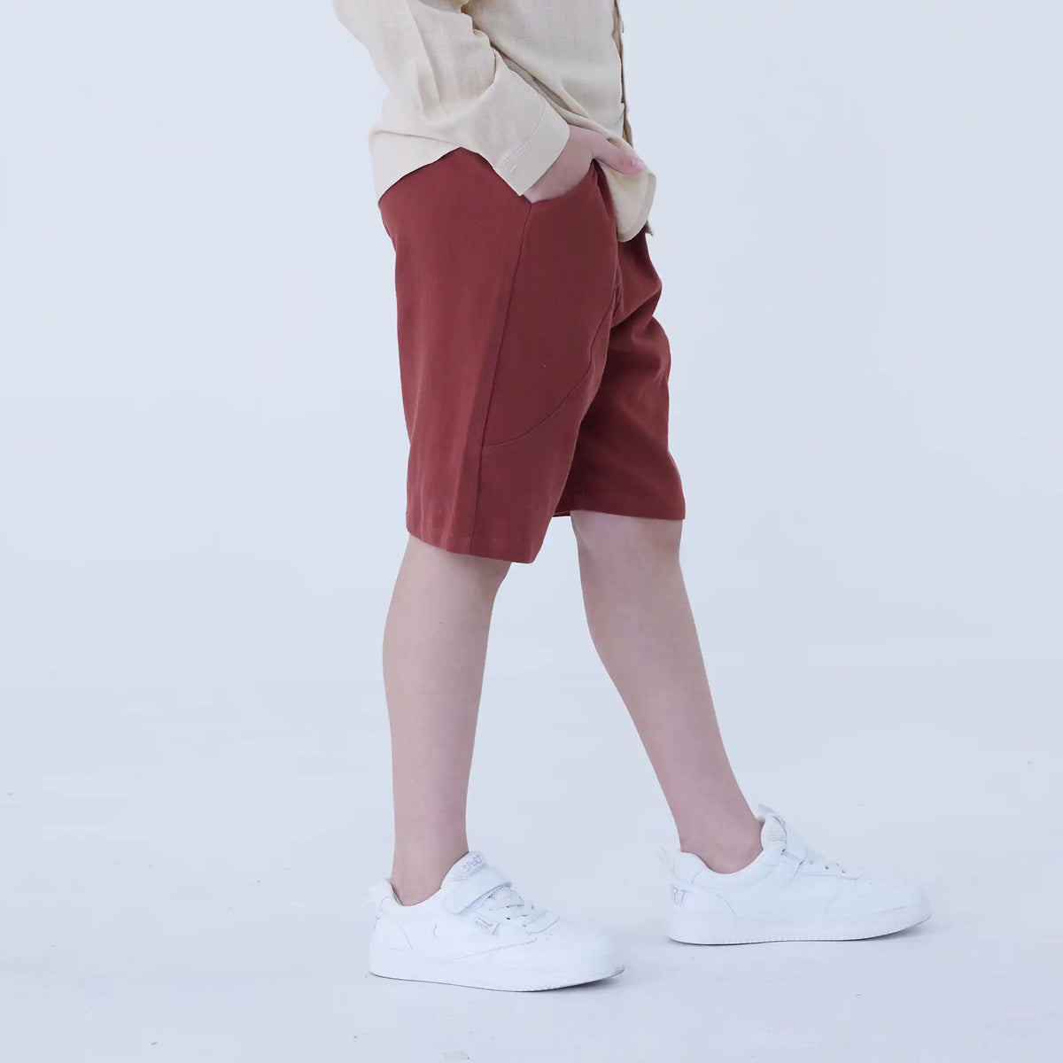 Ordinary Linen Shorts For Boys Image