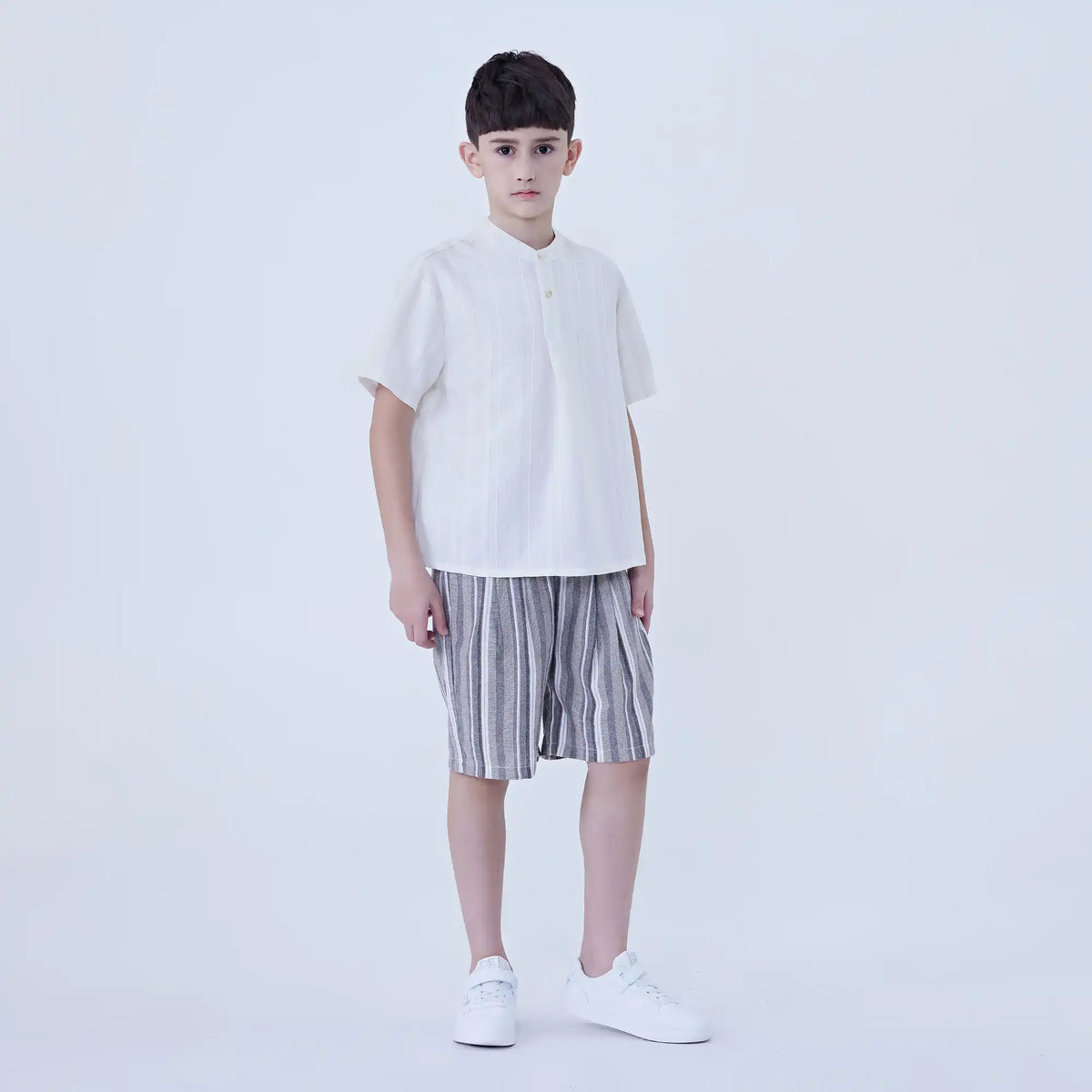 Baggy Linen Shorts For Boys Image