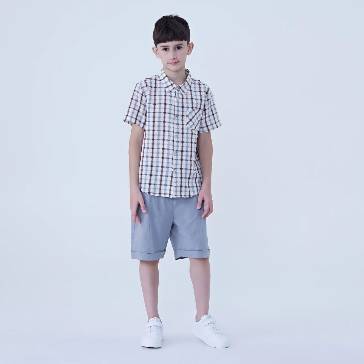 Ordinary Linen Shorts For Boys Image