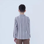 Striped Linen Shirt For Boys Image