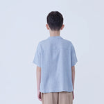 Solid Linen Shirt For Boys Image