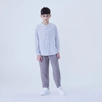Striped Linen Shirt For Boys Image