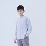 Striped Linen Shirt For Boys Image