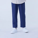 Navy Harem Linen Pants For Boys Image