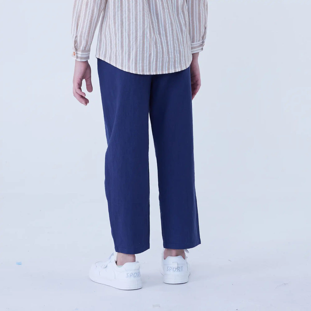 Harem Linen Pants For Boys Image