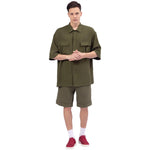 Plain Linen Shirt For Men Image