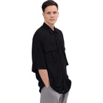 Plain Linen Shirt For Men Image