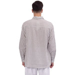 Striped Linen Shirt For Men Image
