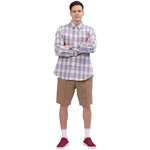 Checked Linen Shirt For Men Image