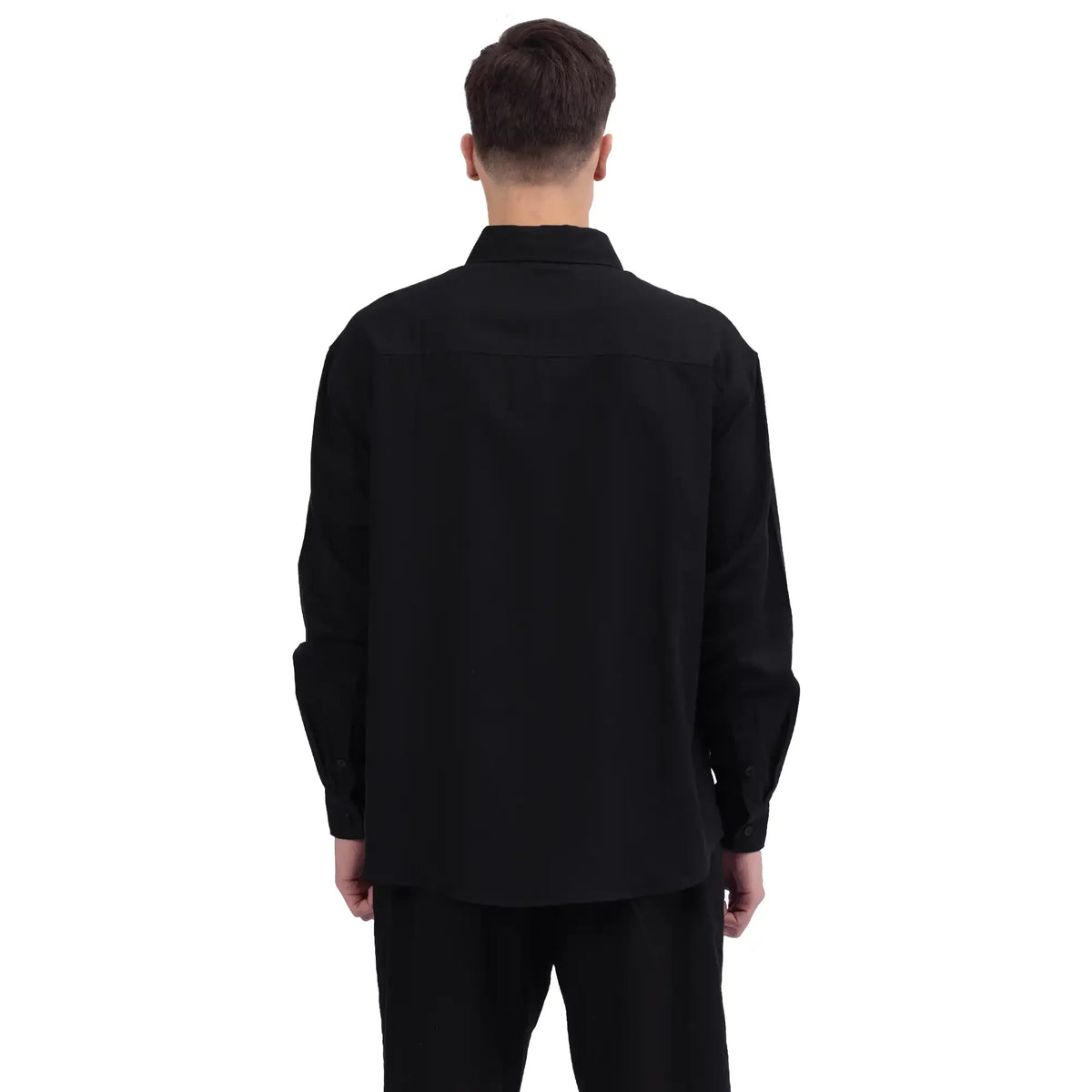 Plain Linen Shirt For Men Image