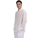 Plain Linen Shirt For Men Image