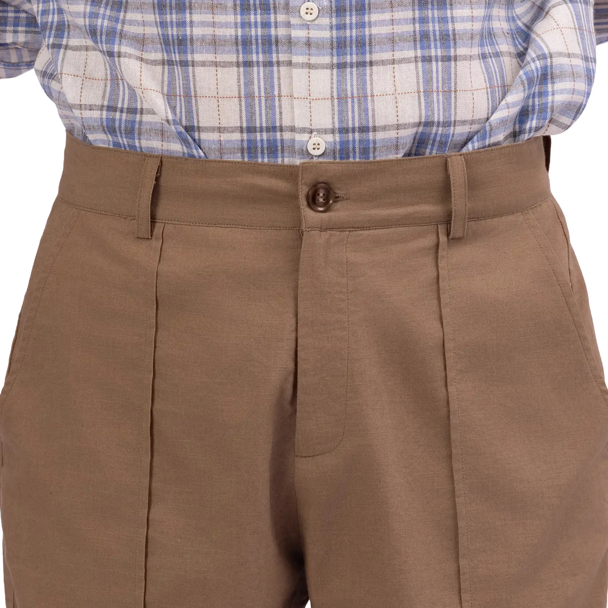 Ordinary Linen Shorts For Men Image