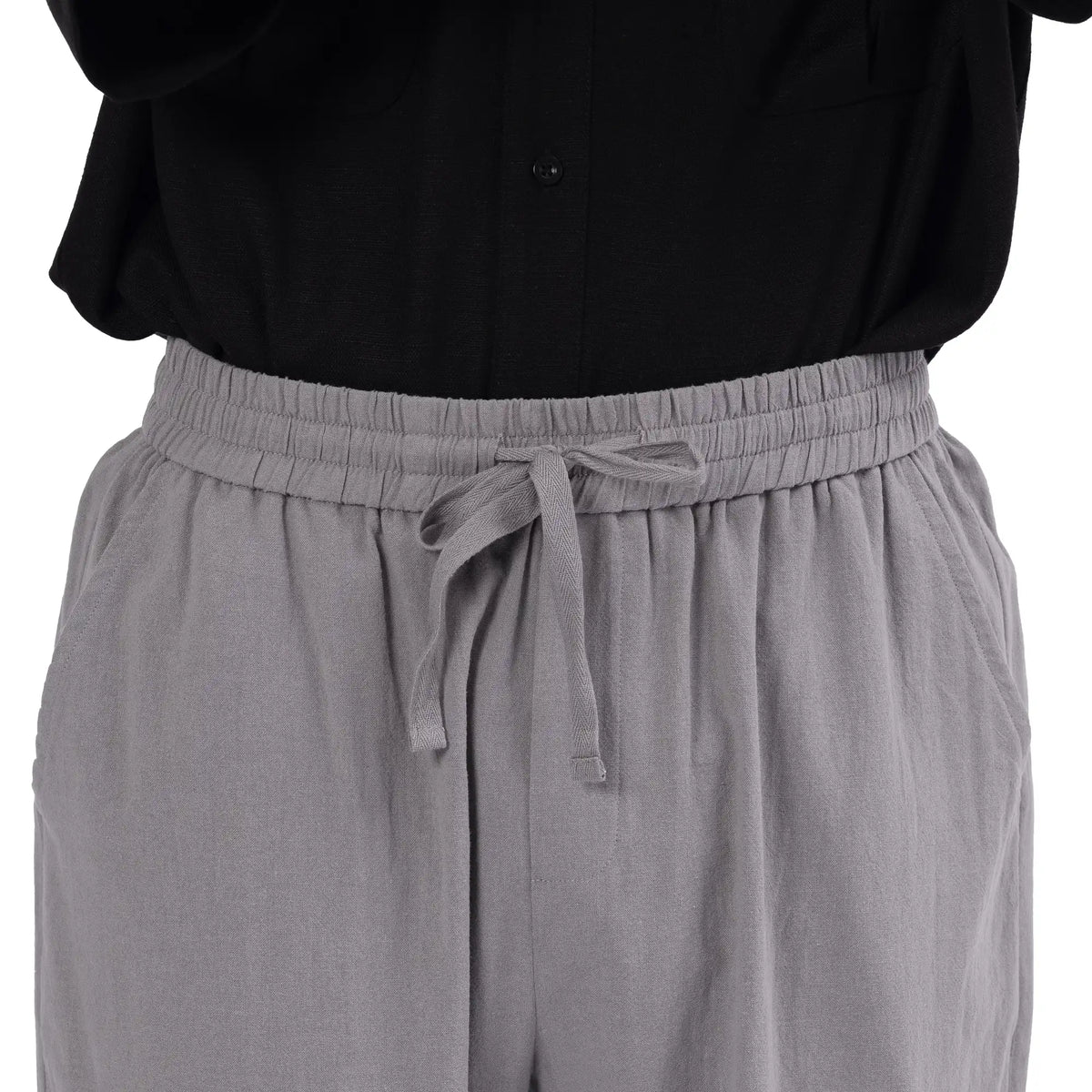 Baggy Linen Pants For Men Image