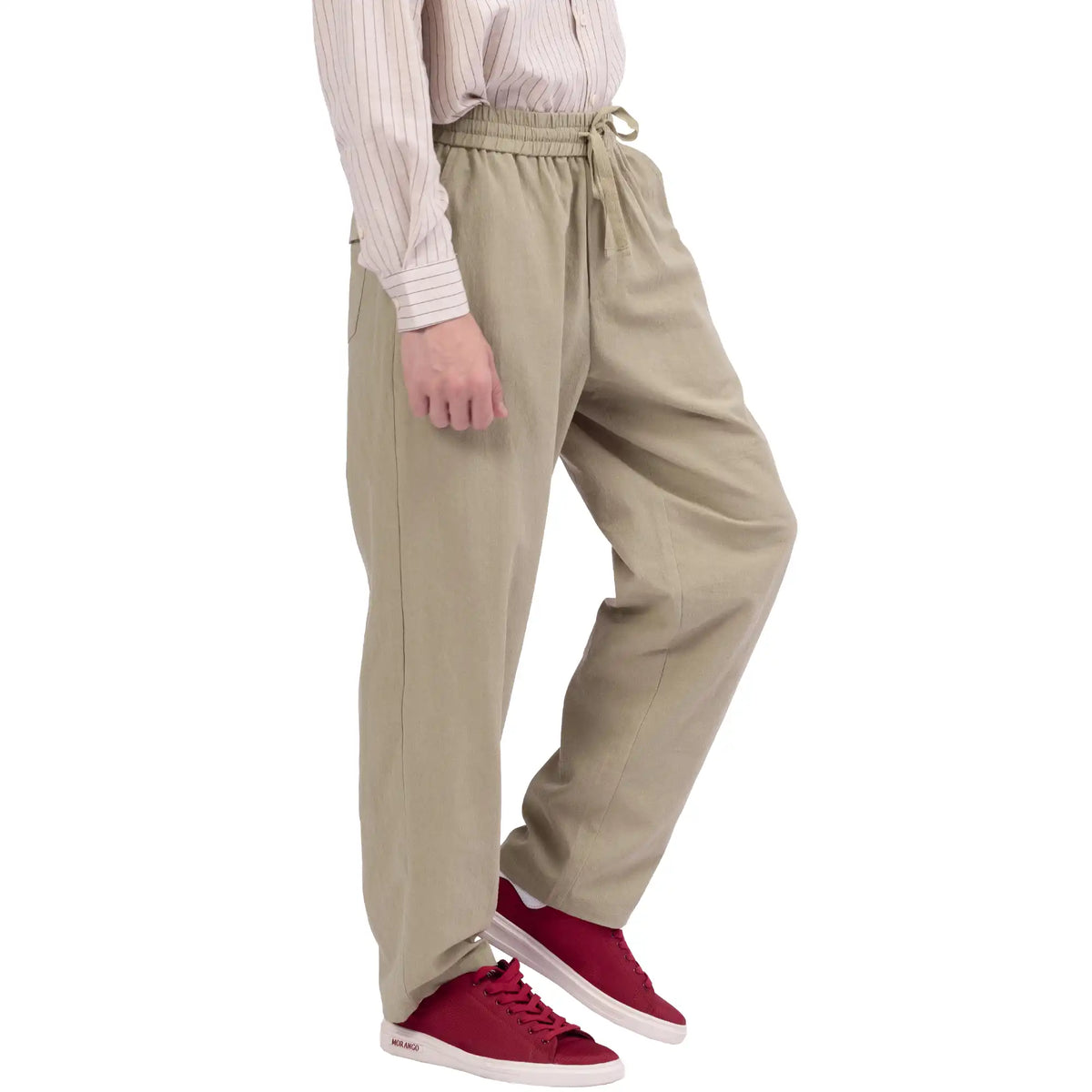 Baggy Linen Pants For Men Image