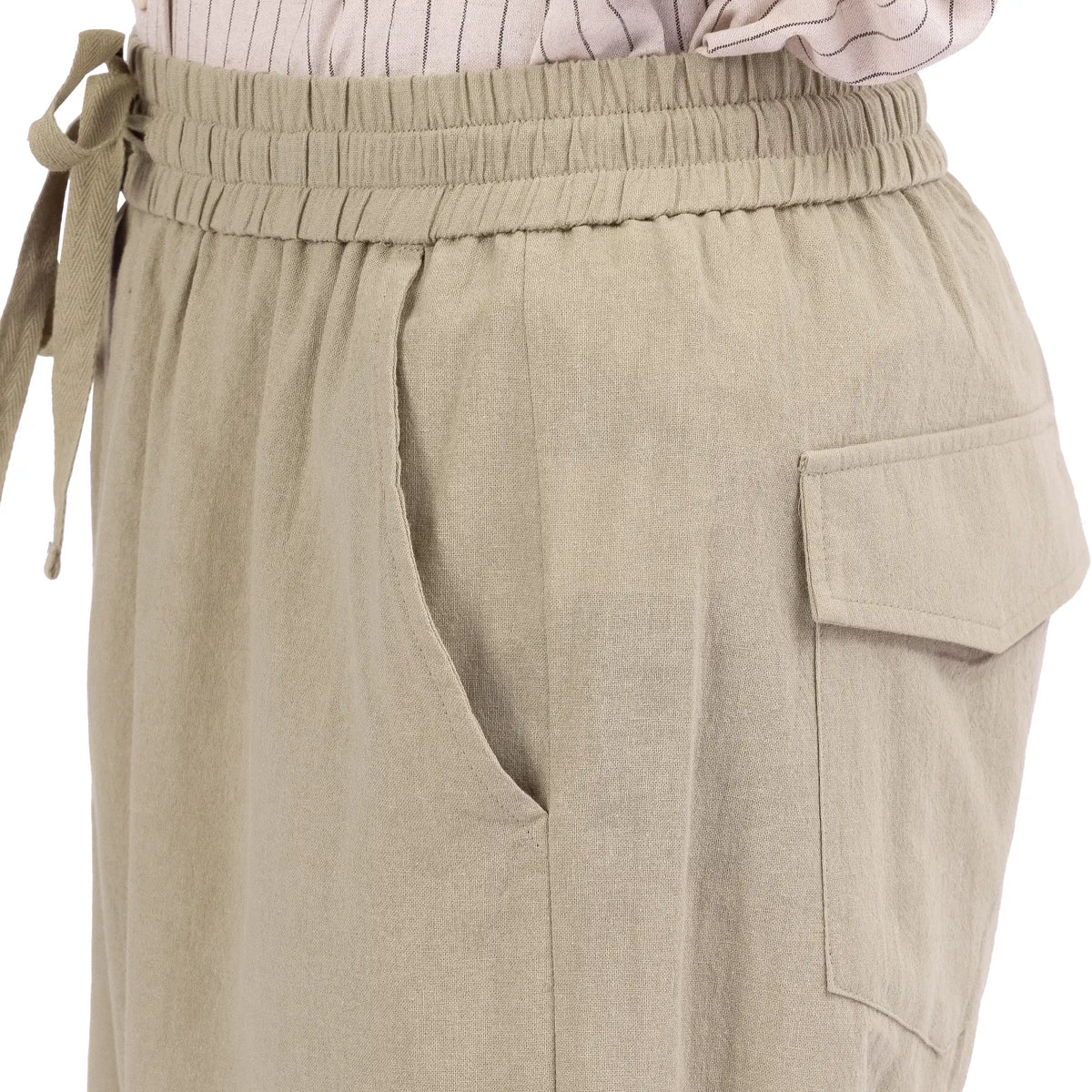 Baggy Linen Pants For Men Image