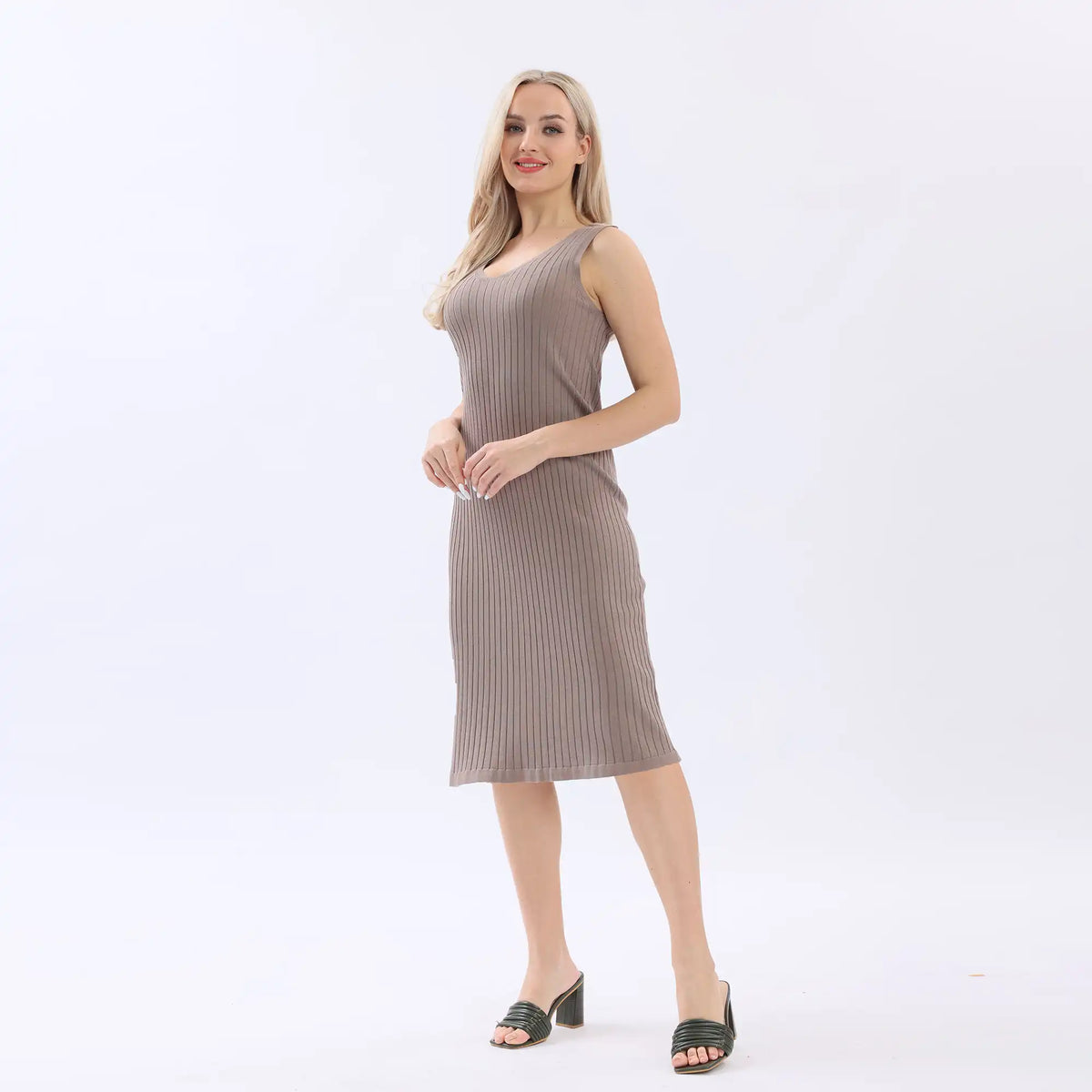 Plain Basic Dress For Women Image