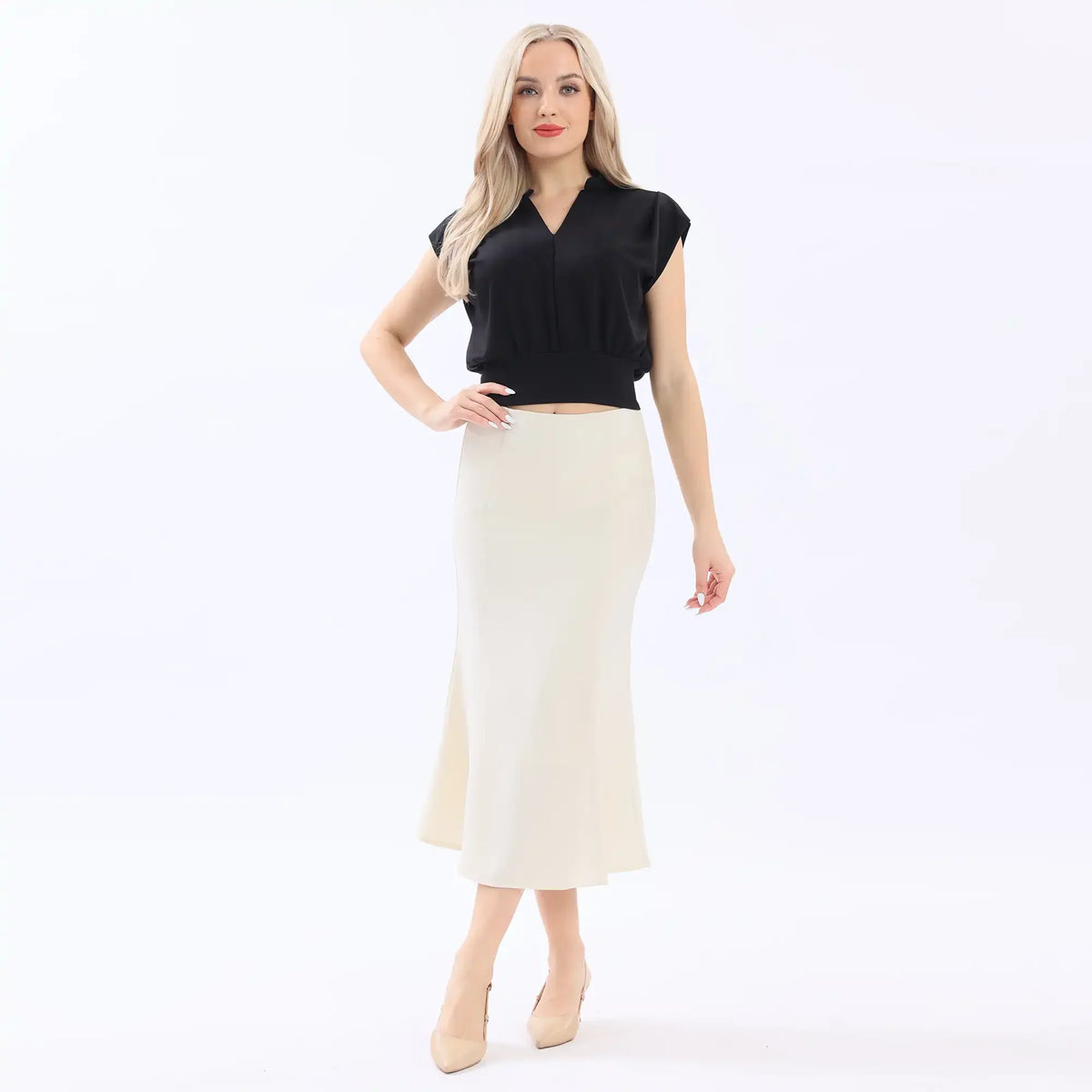Plain Basic T.Shirt For Women Image