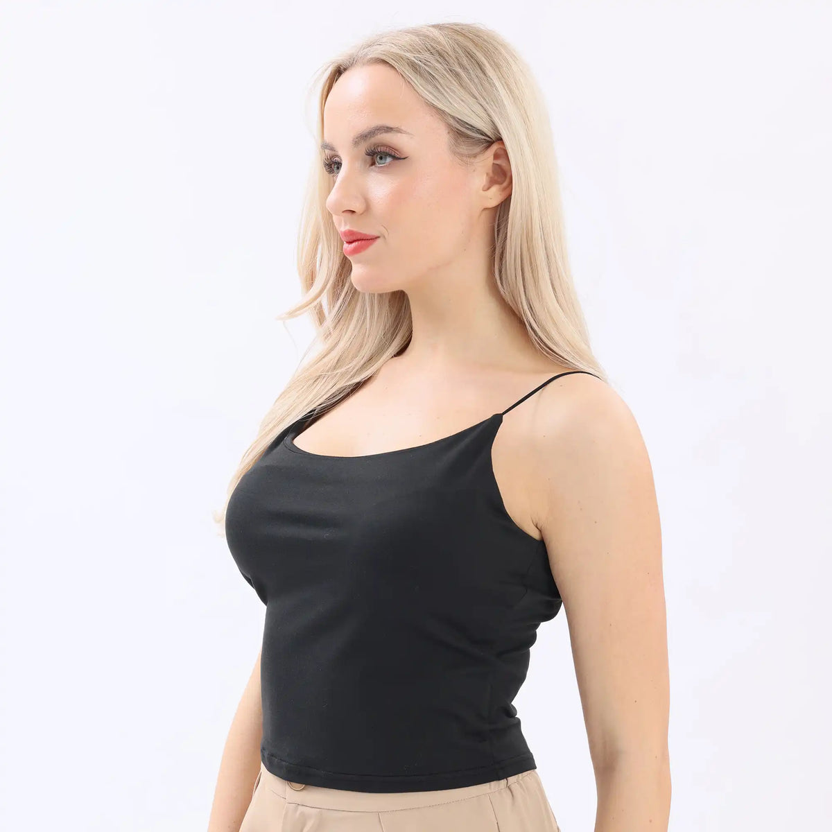 Plain Basic Tank Top For Women Image