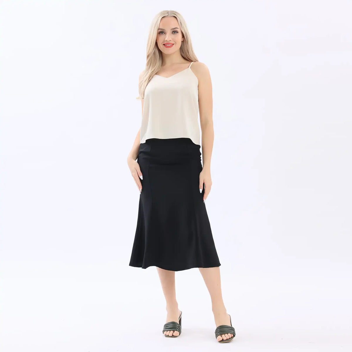 Plain Basic Blouse For Women Image