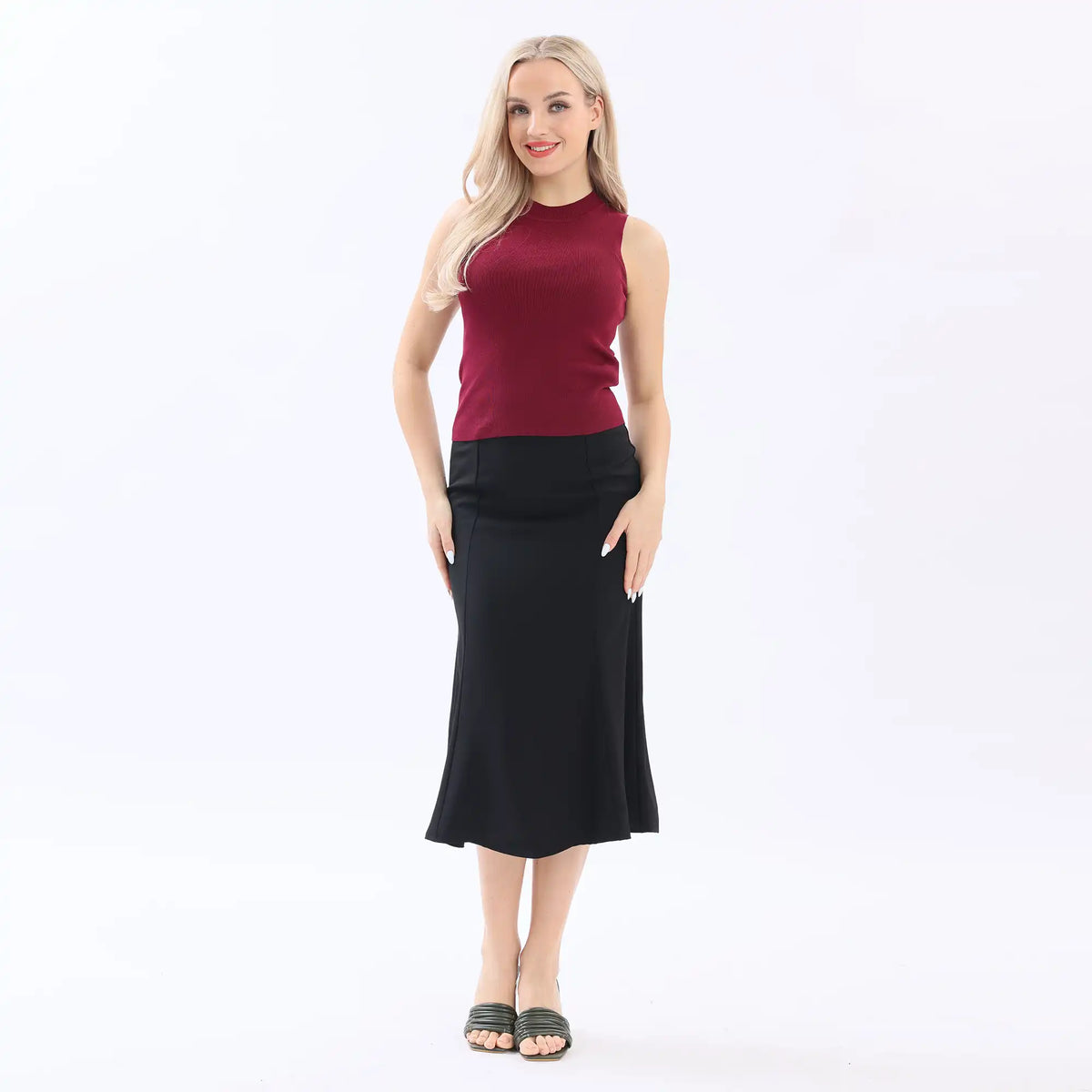 Plain Basic Vest For Women Image