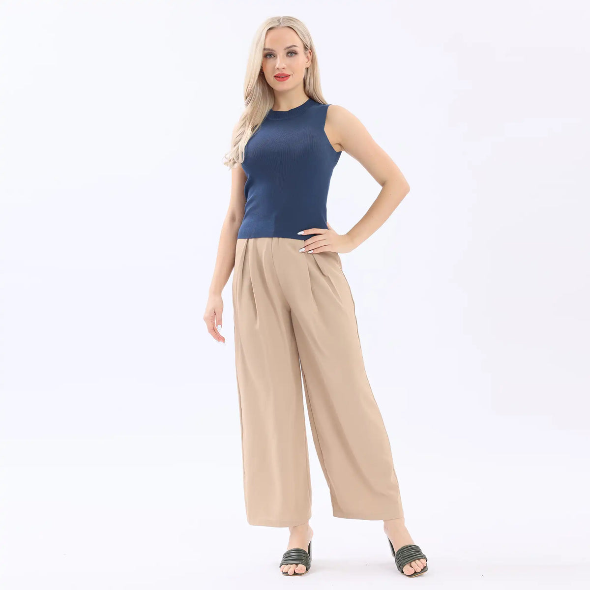 Plain Basic Vest For Women Image