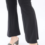 Bell-Bottom Basic Pants For Women Image
