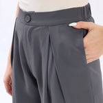 Wide-Leg Basic Pants For Women Image