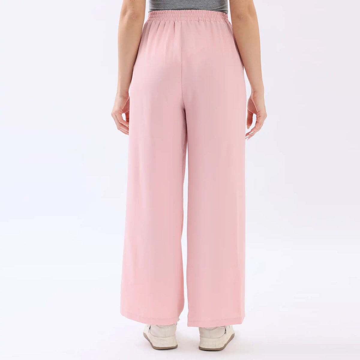 Wide-Leg Basic Pants For Women Image