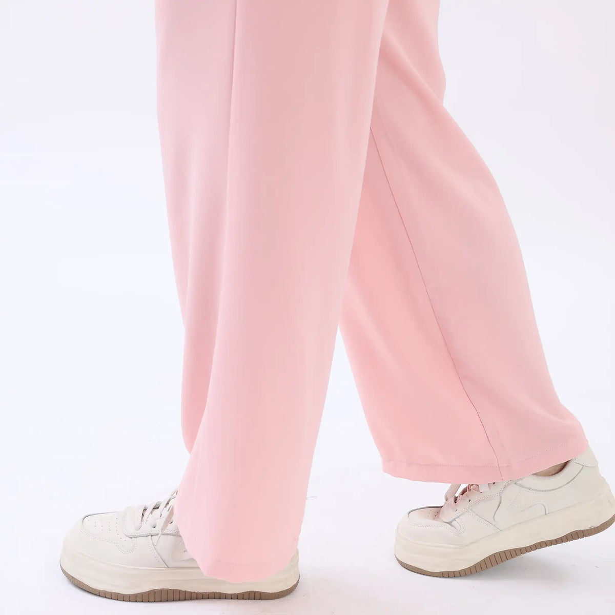 Wide-Leg Basic Pants For Women Image