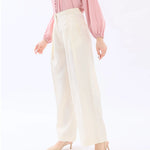 Wide-Leg Linen Pants For Women Image