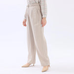 Straight-Leg Linen Pants For Women Image
