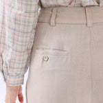 Straight-Leg Linen Pants For Women Image