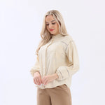 Plain Linen Shirt For Women Image