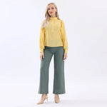 Jacquard Linen Blouse For Women Image