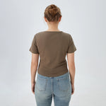 Plain Street Look T.Shirt For Women Image