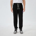 Black Anklet-Tied Street Look Pants For Men Image