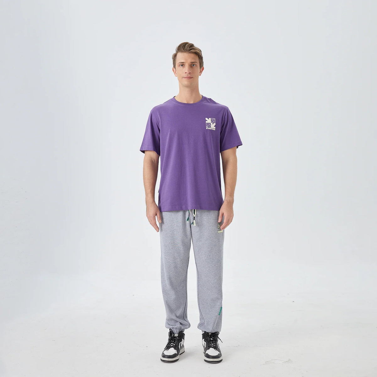 Anklet-Tied Street Look Pants For Men Image
