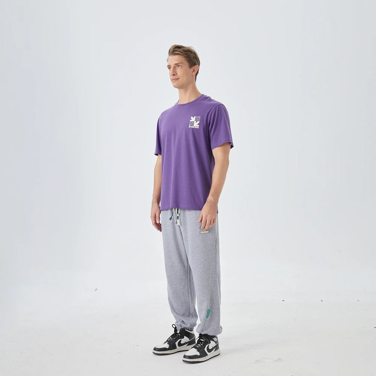 Anklet-Tied Street Look Pants For Men Image