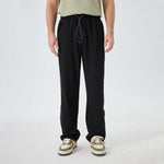 Black Baggy Street Look Pants For Men Image