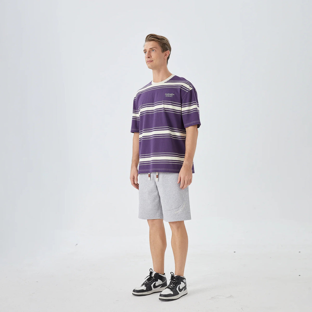 Striped Street Look T.Shirt For Men Image
