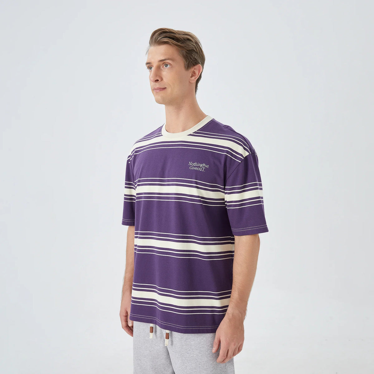 Striped Street Look T.Shirt For Men Image