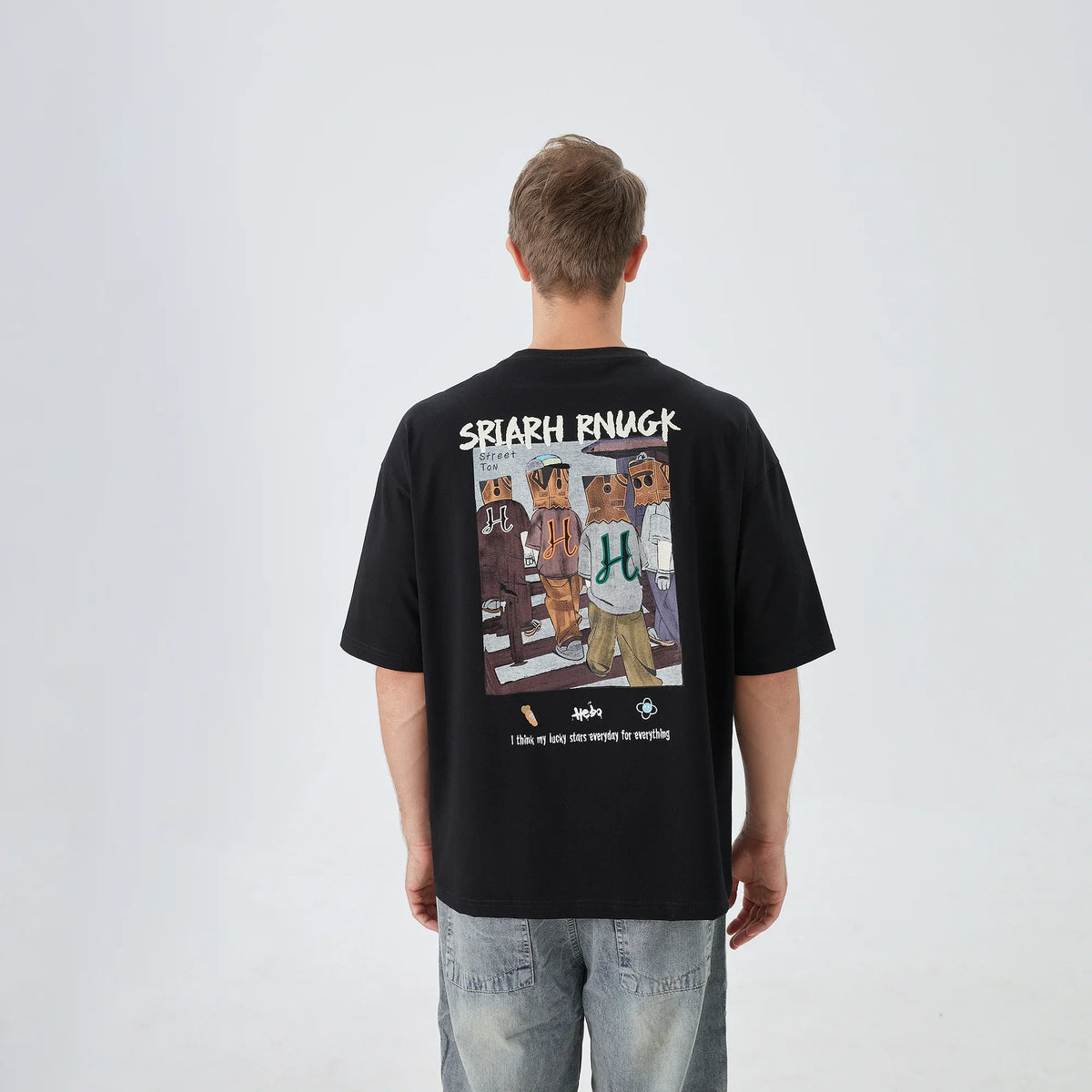 Printed Street Look T.Shirt For Men Image