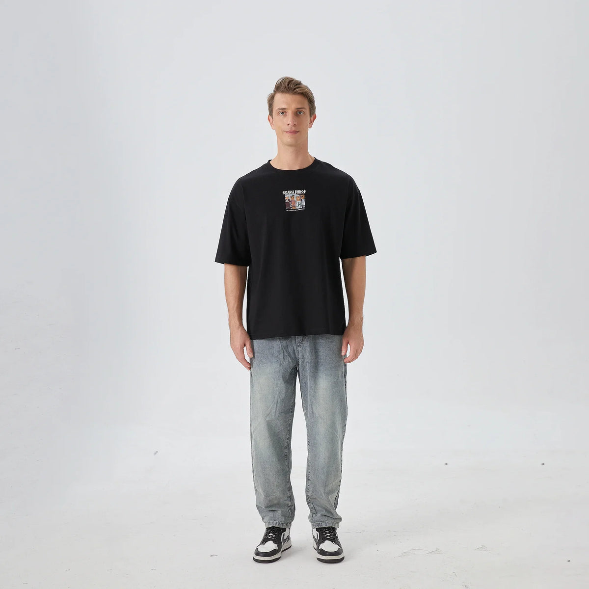 Printed Street Look T.Shirt For Men Image
