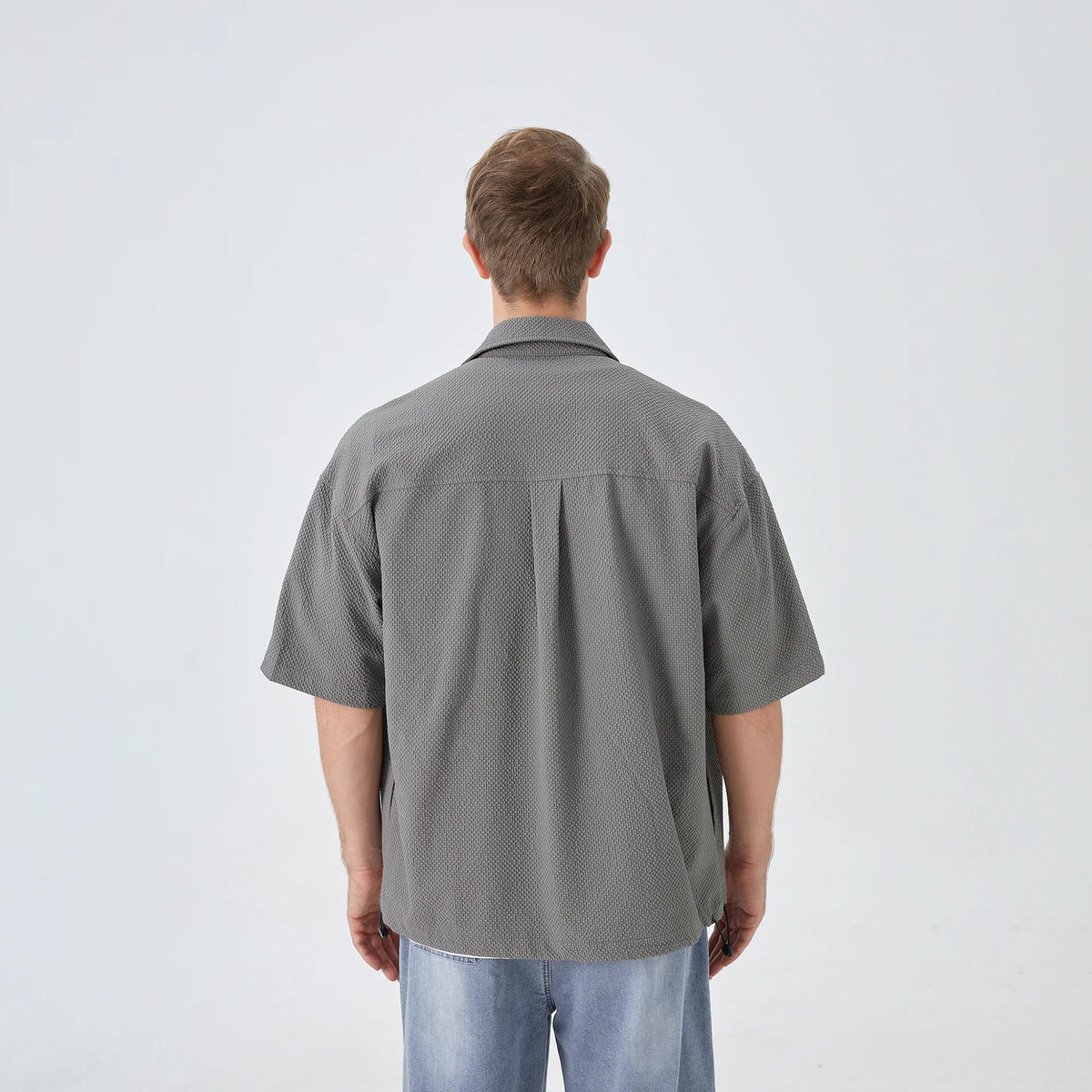 Jacquard Street Look Shirt For Men Image