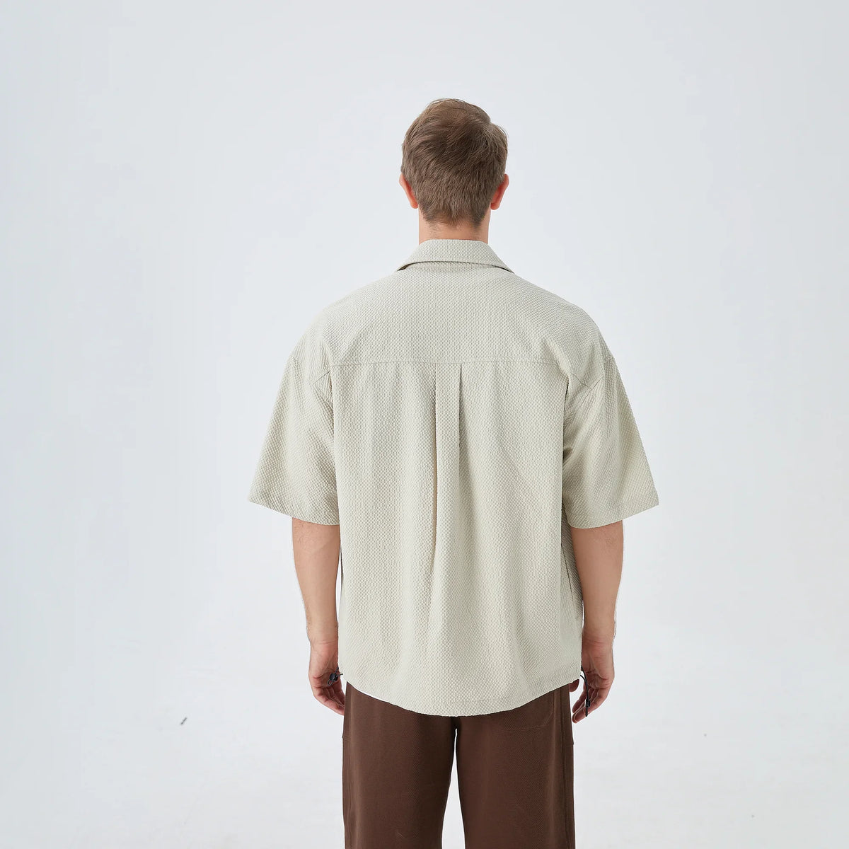 Jacquard Street Look Shirt For Men Image