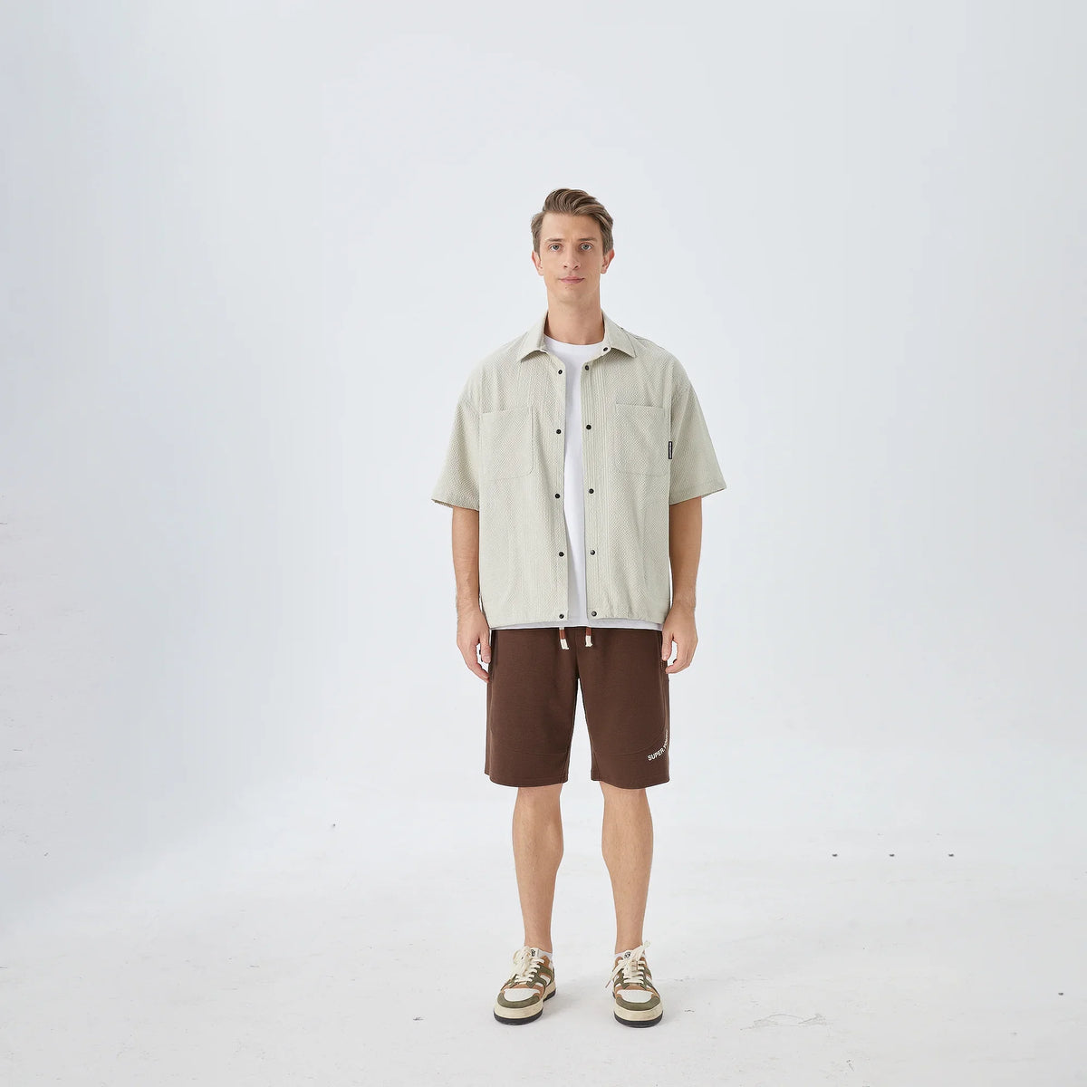 Jacquard Street Look Shirt For Men Image