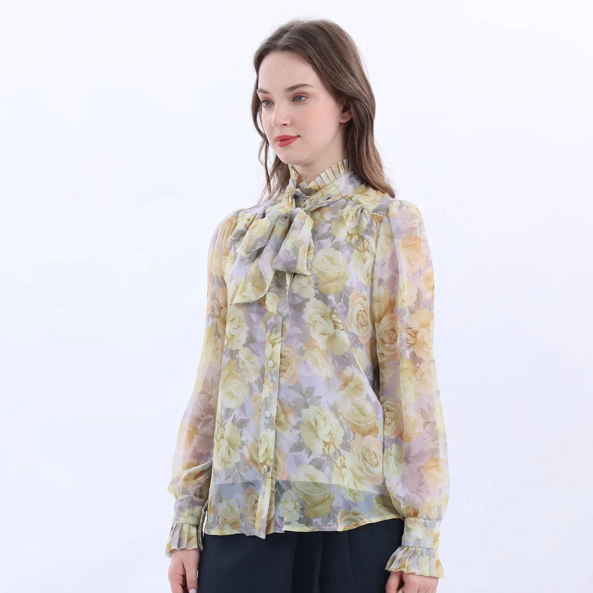 Floral Fashion Shirt For Women Image