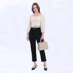Straight-Leg Fashion Pants For Women Image
