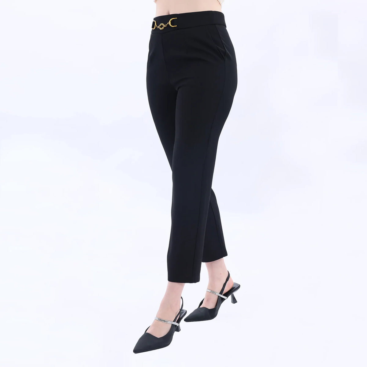 Straight-Leg Fashion Pants For Women Image