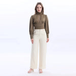 Plain Fashion Blouse For Women Image